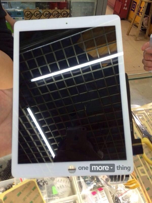 alleged ipad air front panel integrated display shown photos apple leaked tablet ipad air 2