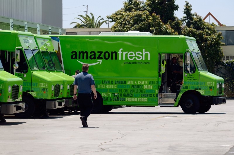 Amazon testing its own delivery truck fleet for last mile drop-offs