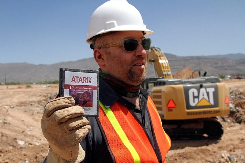 Atari's E.T. games unearthed from New Mexico landfill after more than 30 years