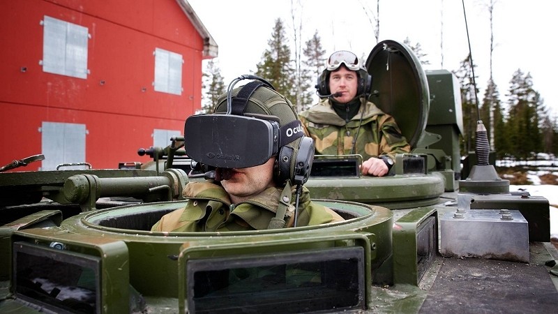 norwegian armed forces oculus rift army virtual reality vr found tank