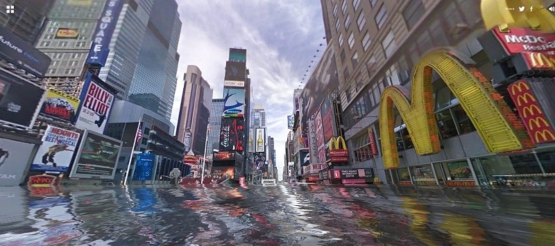 Google Street View mod shows what cities would look like under six feet of water