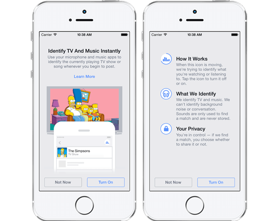 facebook adds shazam-style audio recognition automatically tag posts 