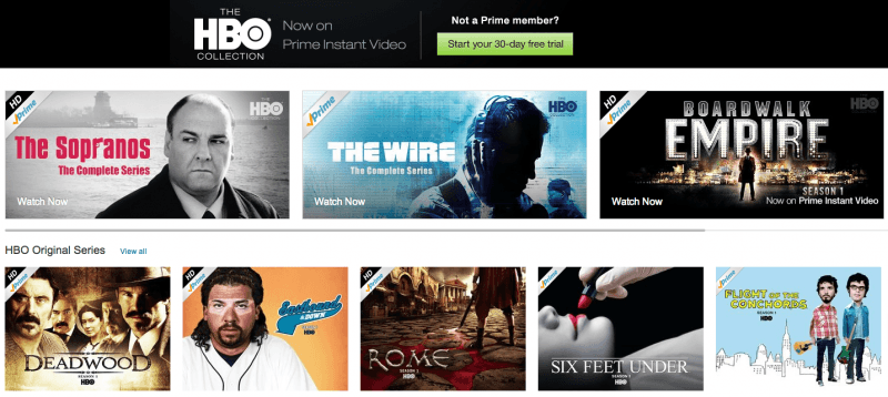 Hbo now for sales amazon prime