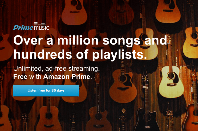 Amazon debuts Prime Music streaming service with limited song catolog