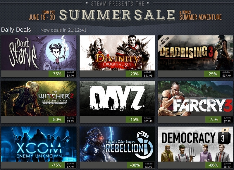 Valve's Steam Summer Sale is prepared to feast on your wallet