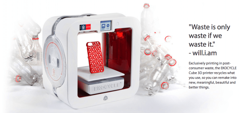 New home 3D printer uses plastic bottles as filament