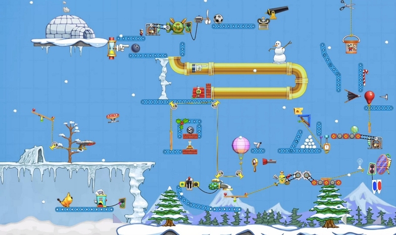 Contraption Maker is the spiritual successor to The Incredible Machine, now available on Steam