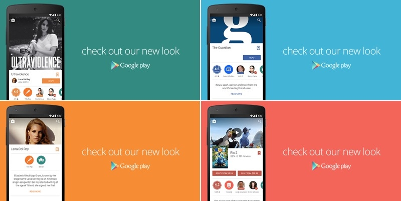 Google's colorful new Play Store update is rolling out as we speak