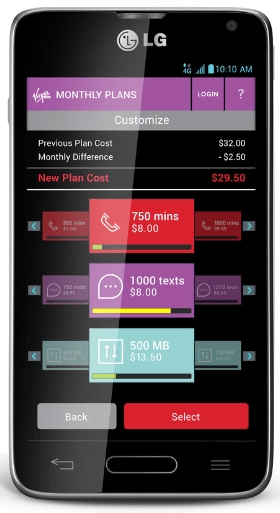 virgin mobile t-mobile prepaid wireless smartphone plan custom smartphone plan