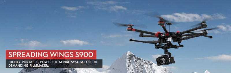 DJI releases the new Spreading Wings S900 professional hexacopter