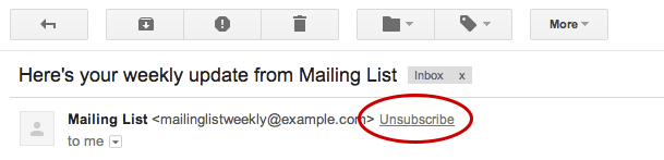 gmail unsubscribing bulk emails easier google email spam messages unsubscribe newsletters