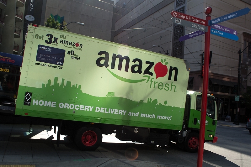 Amazon is working with the US Postal Service to deliver groceries