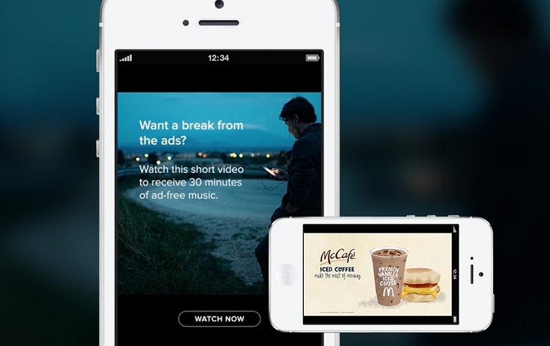 spotify free users minutes uninterrupted listening return watching video ads free video ads streaming music