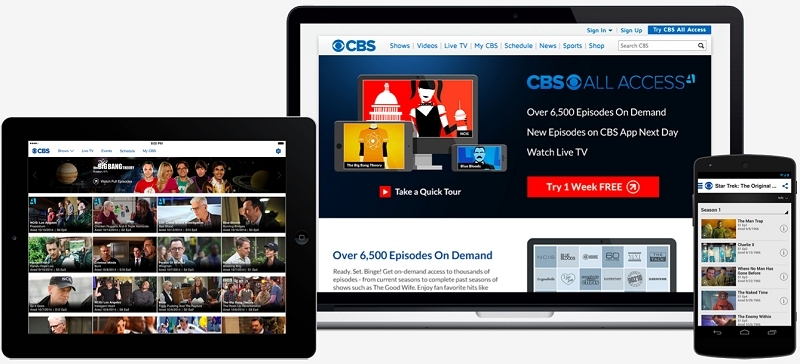 Following HBO's cue, CBS launches standalone subscription service