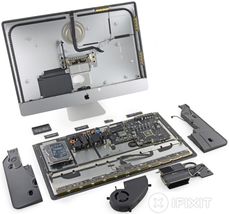ifixit apple imac teardown 5k retina display 27-inch imac with 5k retina display