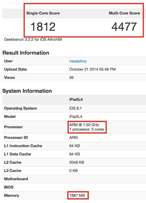 Purported iPad 2 benchmarks tri-core A8X with 2GB of RAM | TechSpot