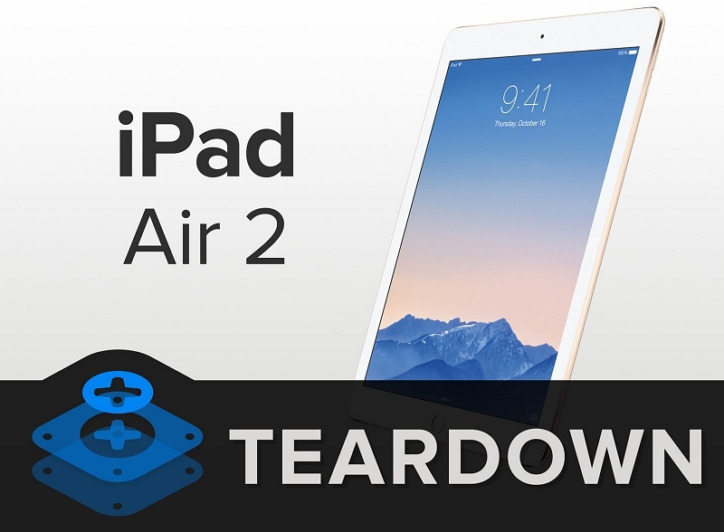 iPad Air 2 teardown reveals smaller battery, tweaks to internal layout