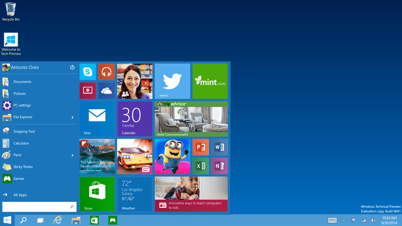 Two-factor authentication will come baked into Windows 10