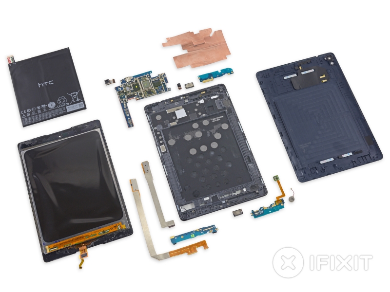 iFixit tears down the Nexus 9 to find typical tablet hardware
