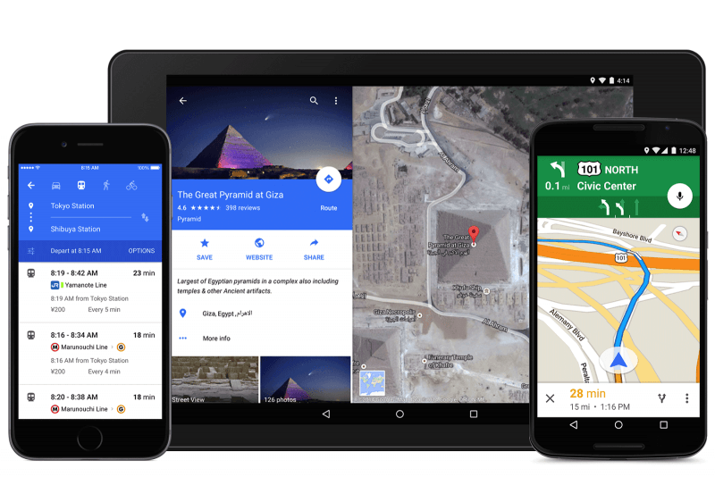 Google Maps gets a Material Design makeover on Android and iOS