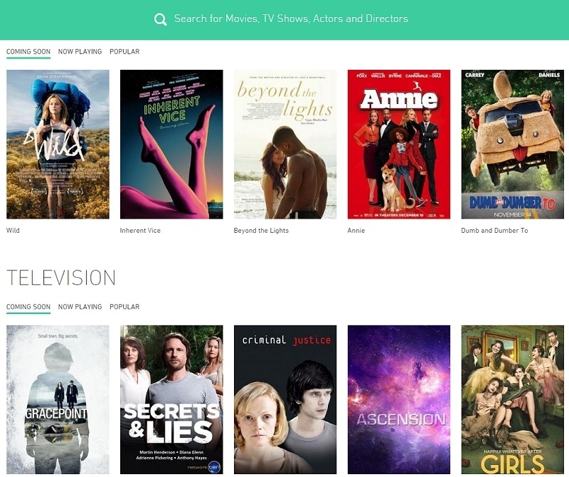 WhereToWatch shows you where to legally find movies and TV shows, courtesy of the MPAA