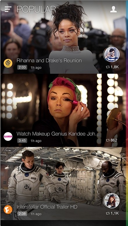 samsung milk video youtube galaxy video curated milk video aggregator