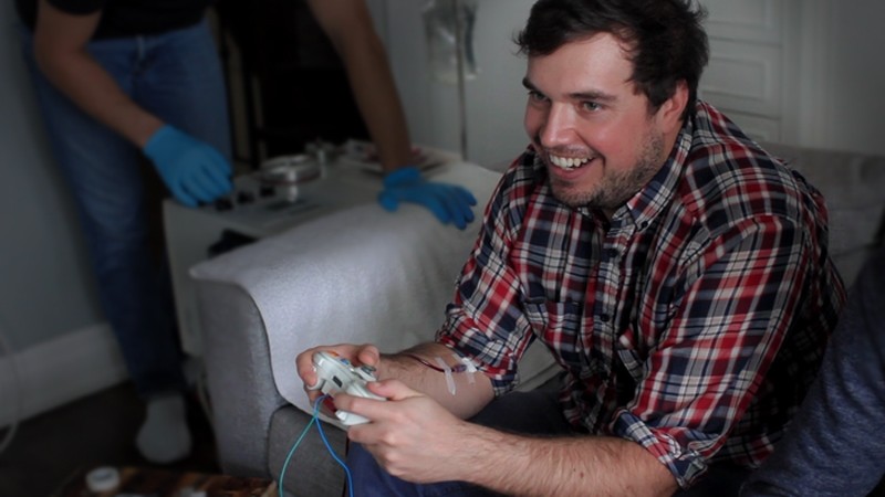 This Kickstarter campaign wanted to penalize gamers by drawing their blood