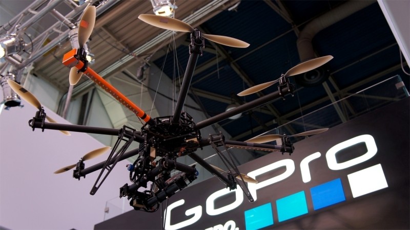 GoPro working on quadrocopter and spherical VR camera