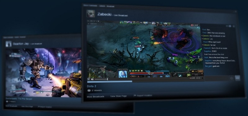 Steam Broadcasting is Valve's answer to Twitch, available now in beta