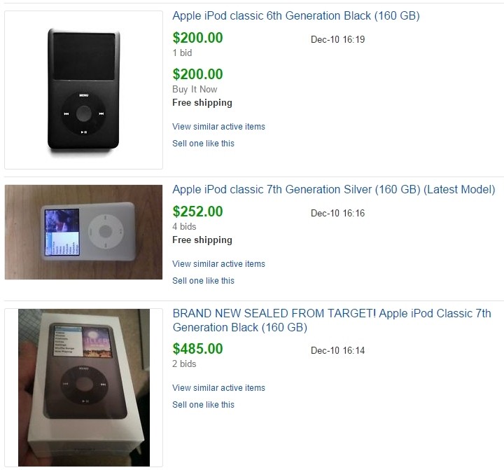 nostalgia ipod apple ipod classic mp3 player