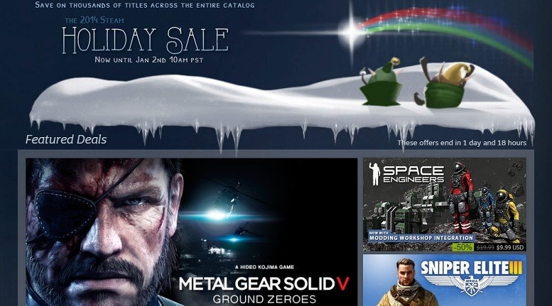The Steam Holiday Sale has begun