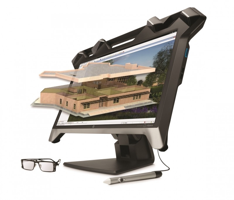 hp display monitor curved display 5k ces 2015
