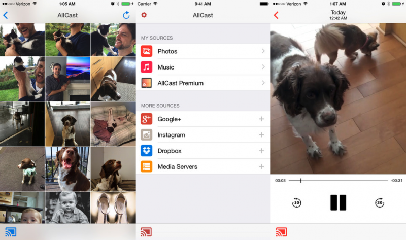 AllCast media streaming now available to iOS users