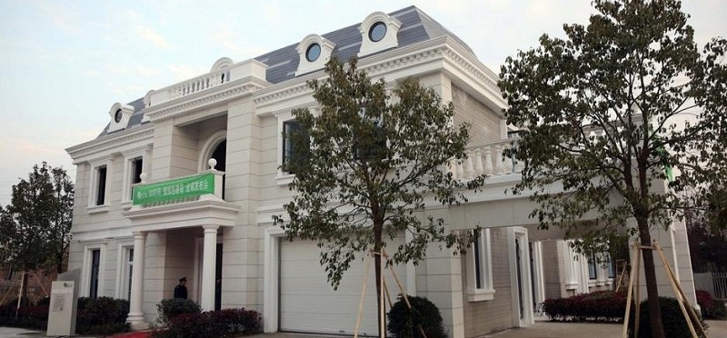 This 11,840-square-foot mansion in China was 3D printed