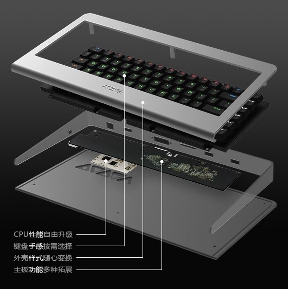 android keyboard pc mechanical keyboard android keyboard acooo oneboard pro android pc cherry mx black