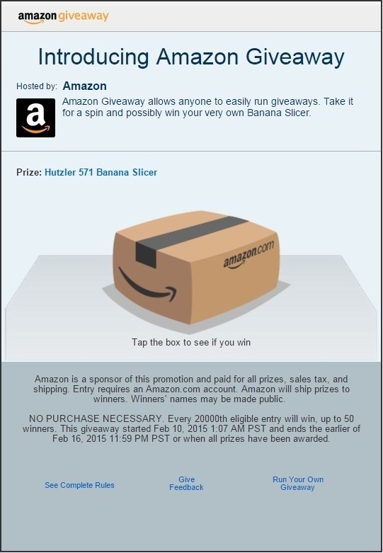 amazon giveaway twitter amazon contest giveaway host social media brand amazon giveaways sweepstakes contestant entry promotional tool brand awareness