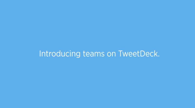 TweetDeck introduces new shared Teams feature for group Twitter accounts