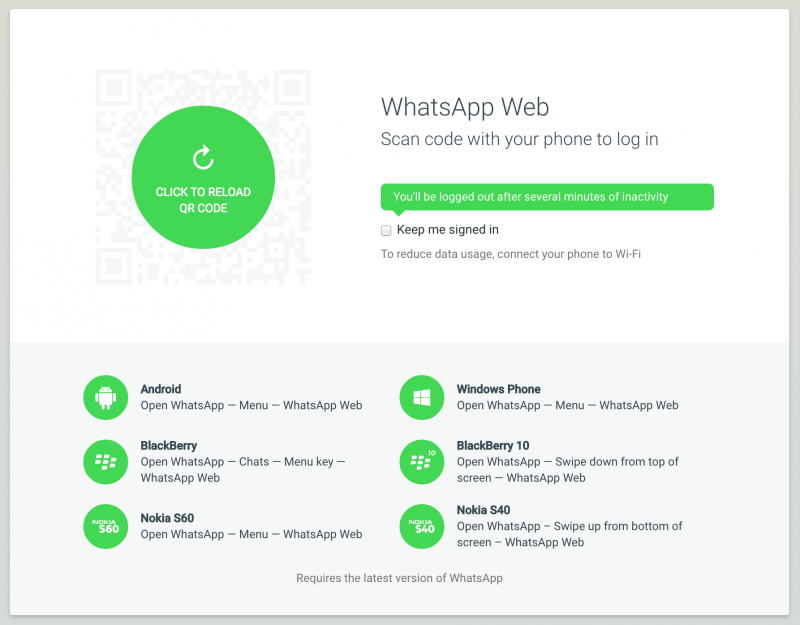 WhatsApp adds two new browsers to its web client messaging