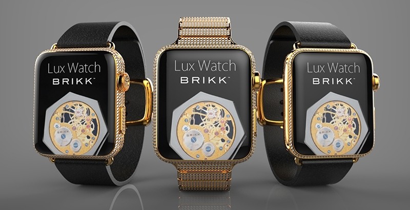 Bling-bling: This 24K gold, diamond-encrusted Apple Watch can be yours for under $75,000