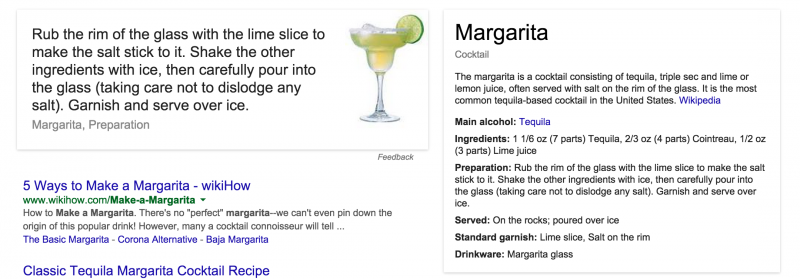 drink google search serves cocktail recipes 