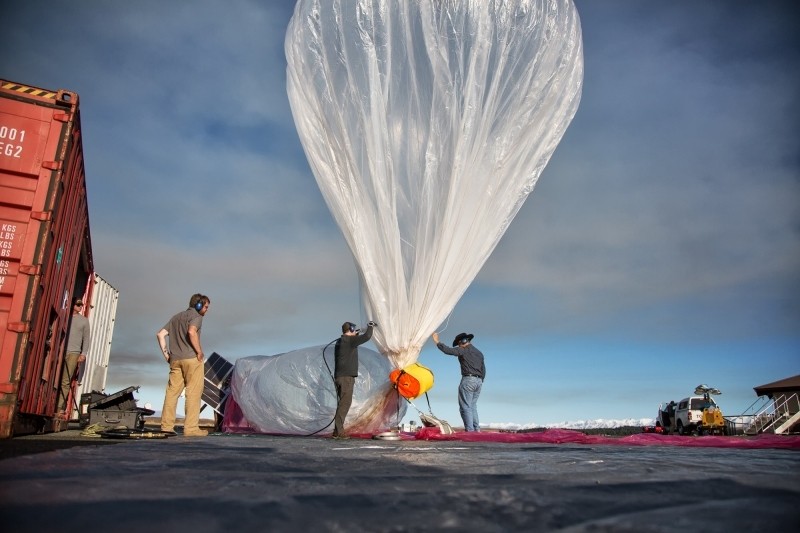 A single Project Loon balloon can now float for six months, blanket an area the size of Rhode Island