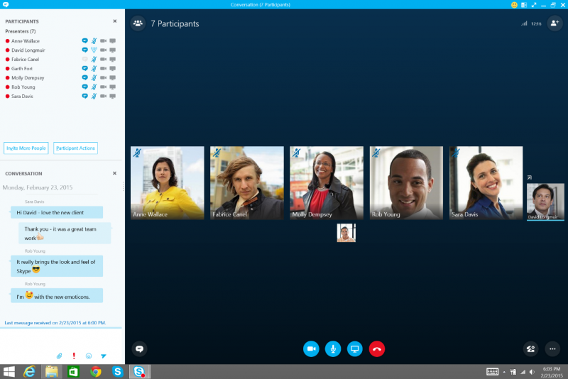 downloading skype for business