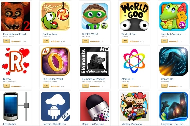 Freebie: Amazon offers more than $100 worth of Android apps at no charge