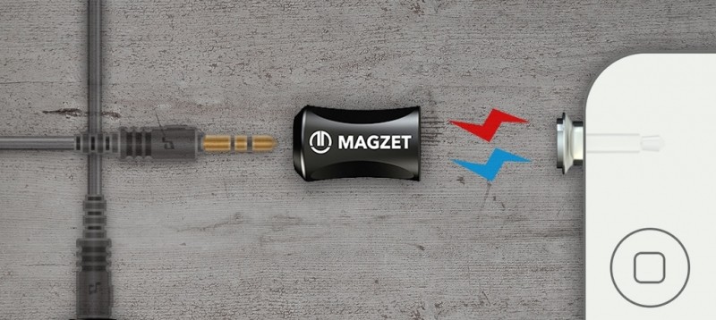 The Magzet is a magnetic adapter for your headphones