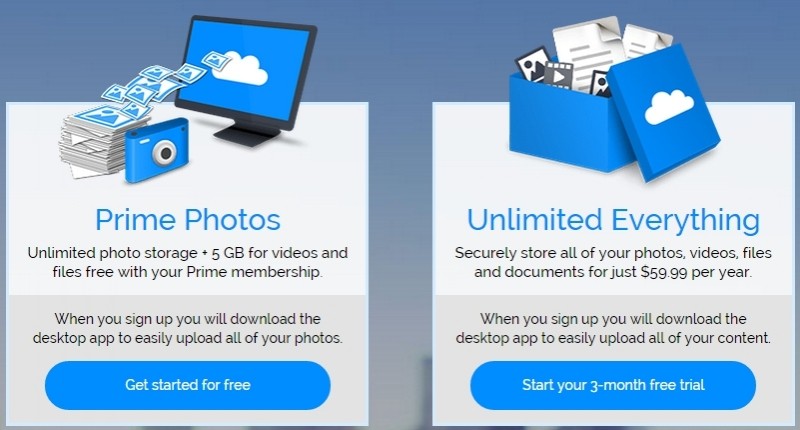 Amazon Cloud Drive now offers unlimited storage for $60/year