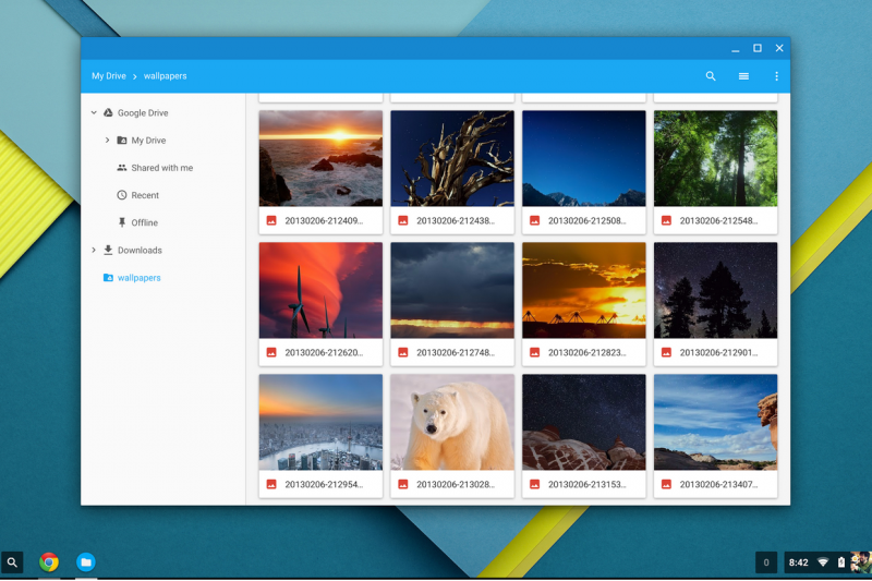 chrome google files 