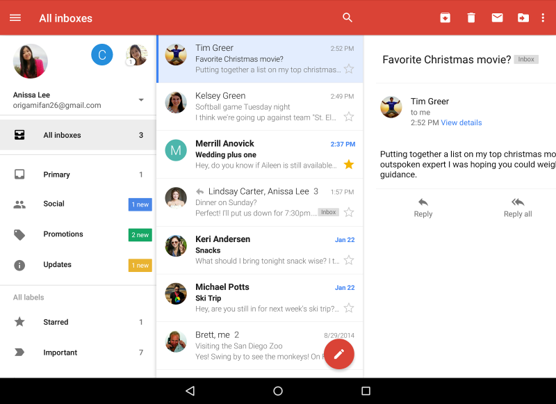 gmail android 