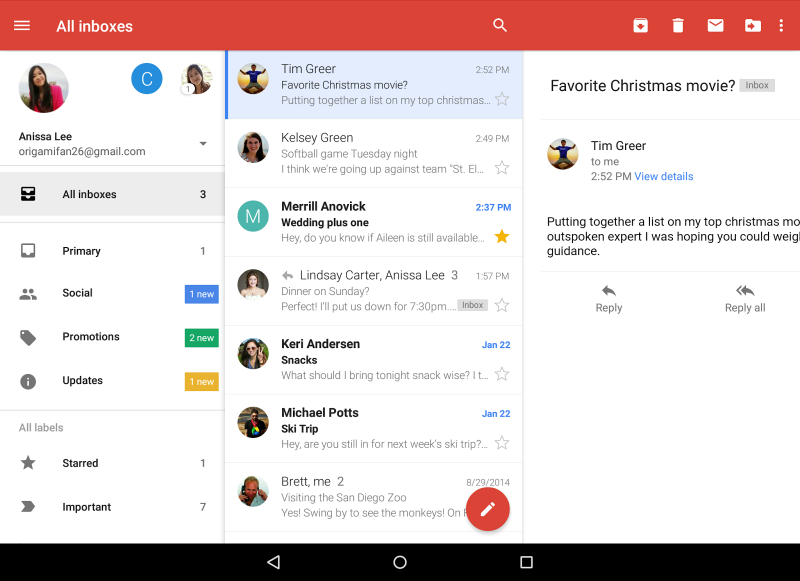 Gmail for Android finally unifies your inbox