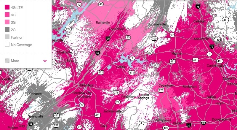 T-Mobile replaces dated coverage maps with crowdsourced variants updated twice monthly