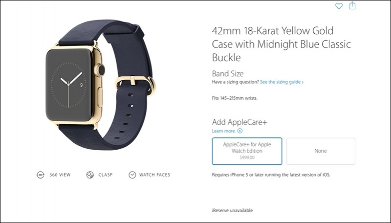 AppleCare+ for Apple Watch starts at $59 for Sport, scales up to $999 for Edition